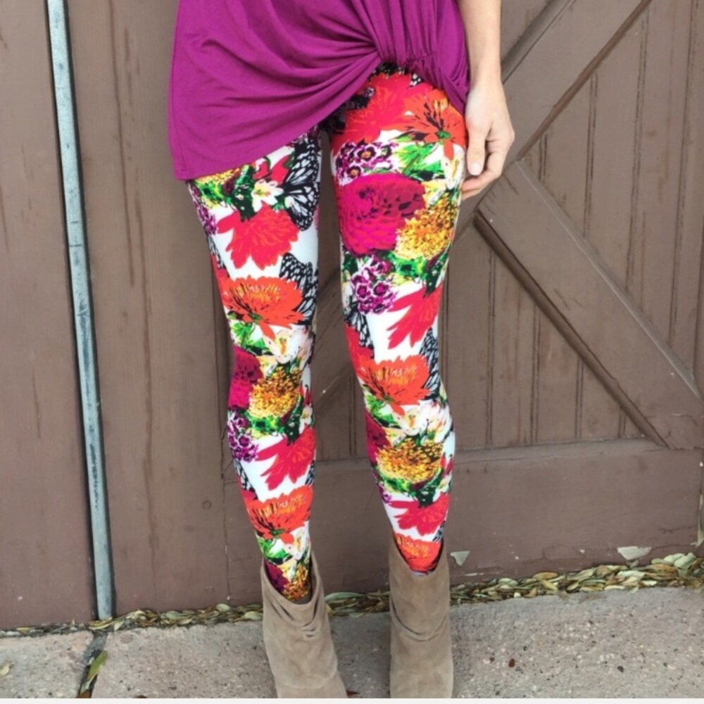 Infinity Raine Floral Leggings• HP